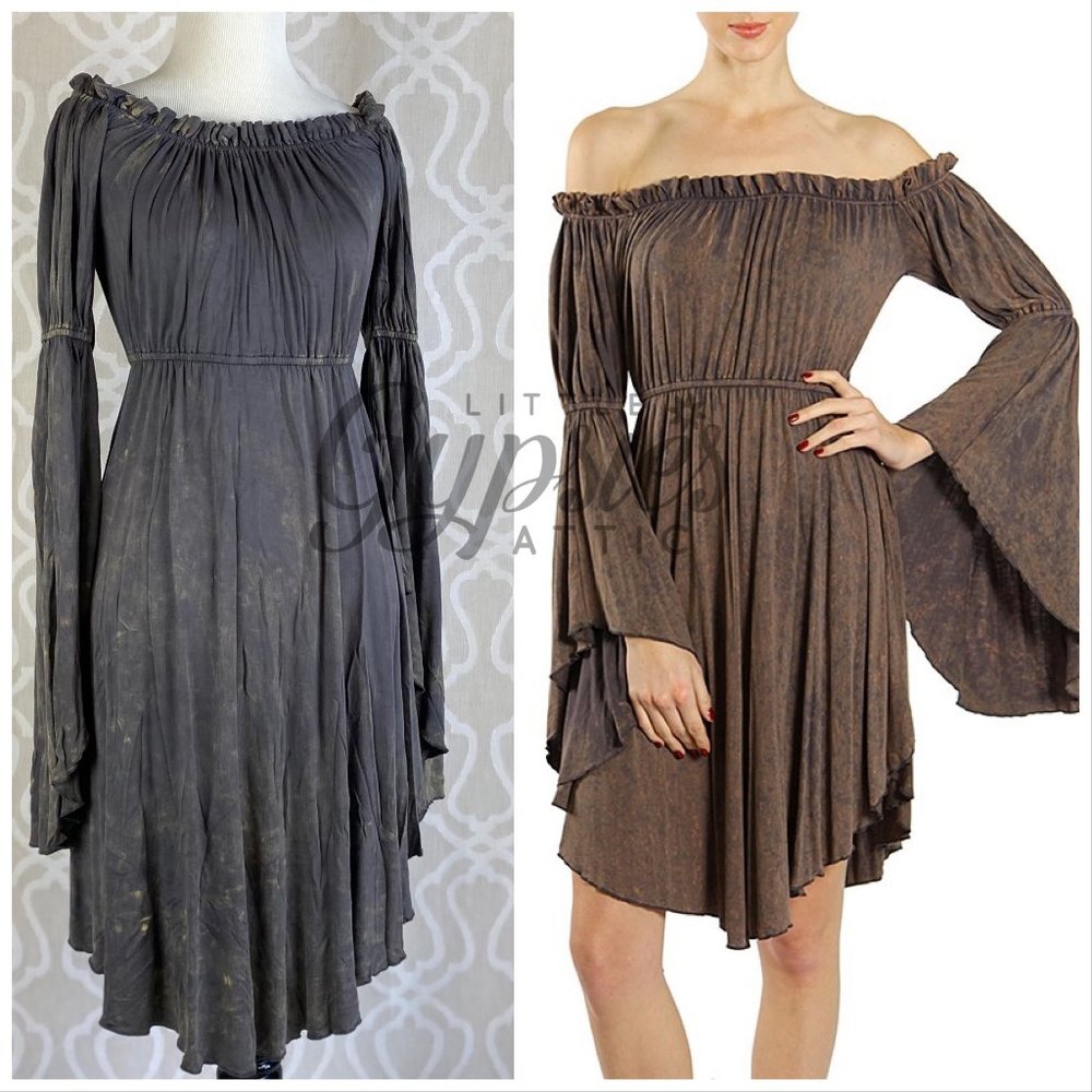 A'reve and' or Vogue Stone Washed Bleached Dress - Picture 13 of 13